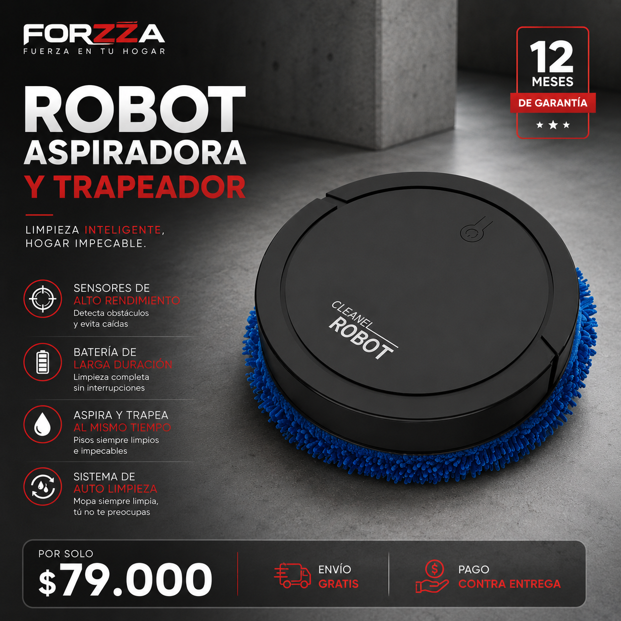 Robot | Trapeador | Aspiradora | Automático