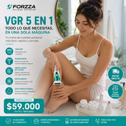 Maquina Profesional | 5 en 1 | Baria larga duración