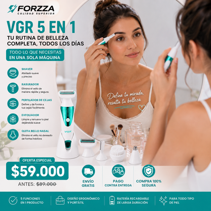 Maquina Profesional | 5 en 1 | Baria larga duración
