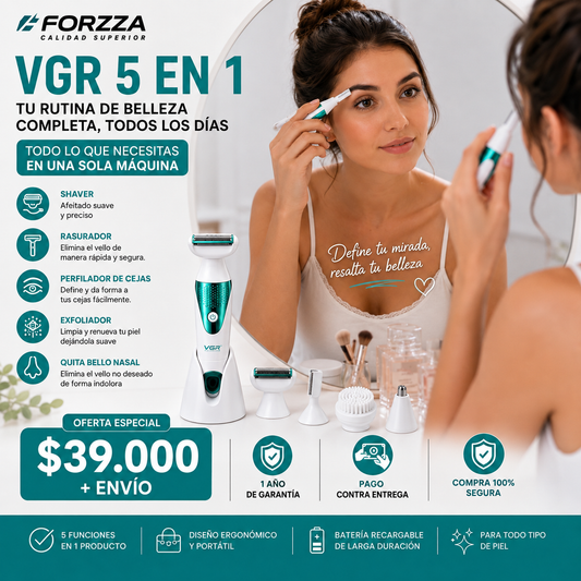 Maquina Profesional | 5 en 1 | Bateria larga duración