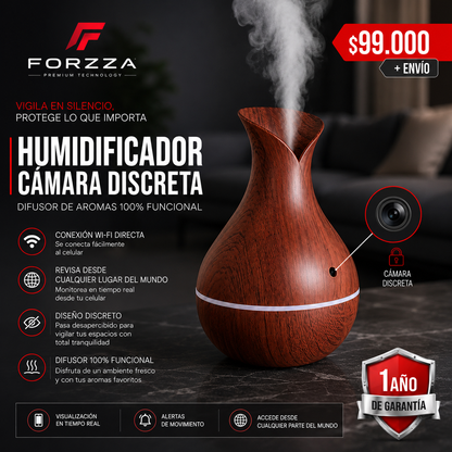 Cámara Discreta | Humidificador funcional | 1080p | Wifi directo