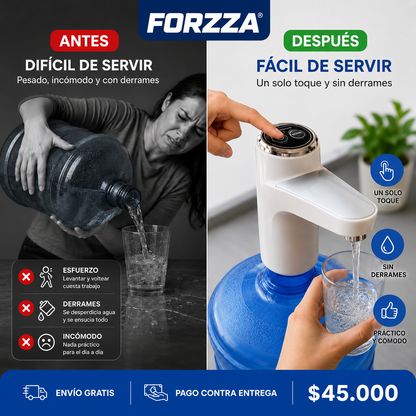Dispensador | Botellón | Automático | Batería larga duración