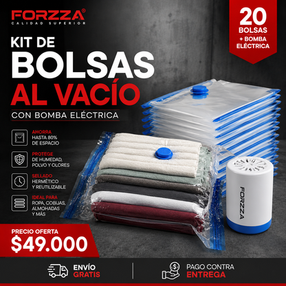 Kit | Bolsas al vacío | para ropa